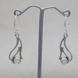 925 Starling Silver Ruby Earring