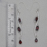 925 Silver Peridot Earring