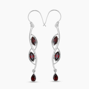 925 Sterling Silver Peridot Earrings