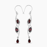 925 Sterling Silver Peridot Earrings