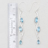 925 Sterling Silver Peridot Earrings