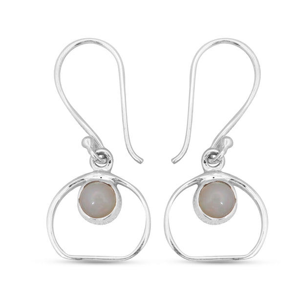Ethiopian opal Silver Earring
