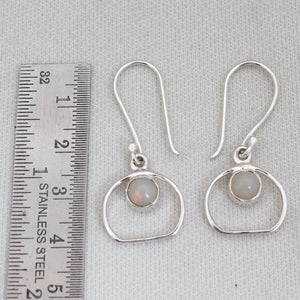 Ethiopian Opal Silver Earrings