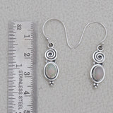 Ethiopian Opal Silver Earrings