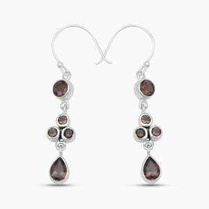 Amethyst Silver Earrings