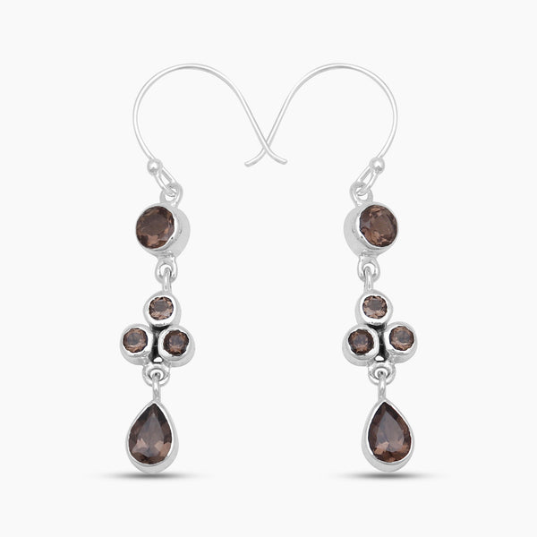 Amethyst Silver Earrings