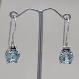 Mystic Quartz Silver Earrings