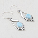 Blue Kyanite Silver Earrings