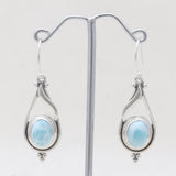 Blue Kyanite Silver Earrings