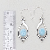Blue Kyanite Silver Earrings