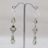 Smoky Quartz Silver Earrings