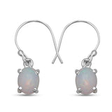 925 Starling Silver Ethiopian Opal Earring