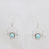 Mexican Turquoise Silver Earring