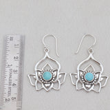 Mexican Turquoise Silver Earring