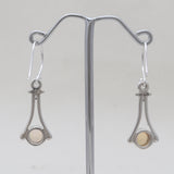 Garnet Silver Earrings