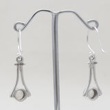 Garnet Silver Earrings