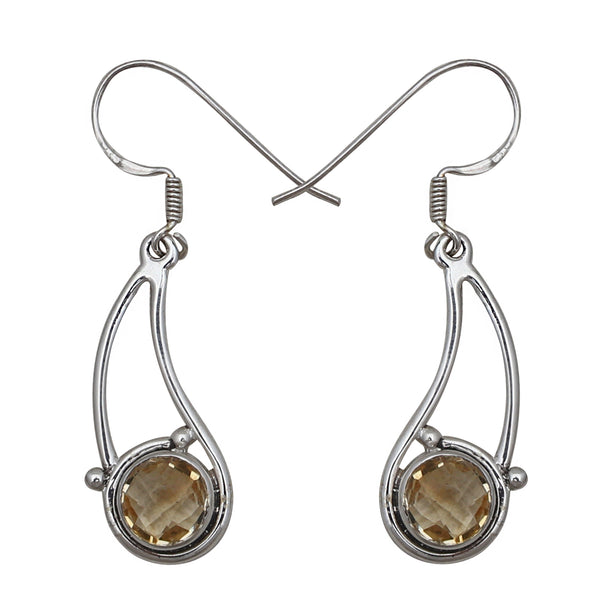 Amethyst Silver Earrings