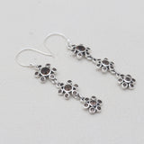 925 Sterling Silver Citrine Dangle Earrings