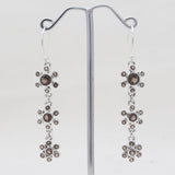 925 Sterling Silver Citrine Dangle Earrings