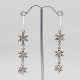 925 Sterling Silver Citrine Dangle Earrings