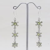 925 Sterling Silver Citrine Dangle Earrings
