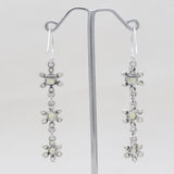 925 Sterling Silver Citrine Dangle Earrings
