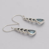 925 Silver Black Onyx Earring