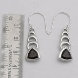 925 Silver Black Onyx Earring