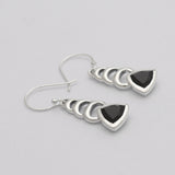 925 Silver Black Onyx Earring