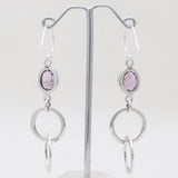925 Sterling Silver Crystal Earrings