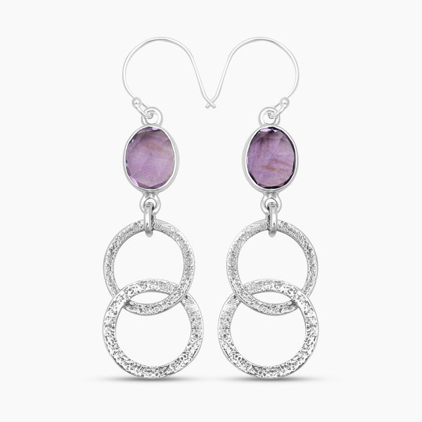 925 Sterling Silver Crystal Earrings