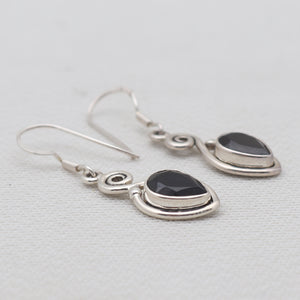 925 Sterling Silver Iolite Earrings