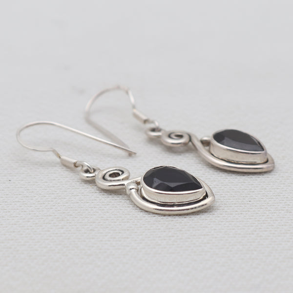 925 Sterling Silver Iolite Earrings