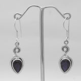925 Sterling Silver Iolite Earrings