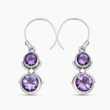 925 Sterling Silver Smoky Quartz Earrings