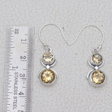 925 Starling Silver Smoky Quartz Earring