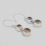 925 Starling Silver Smoky Quartz Earring