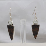 Stromatolite Jasper Silver Earrings