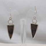 Stromatolite Jasper Silver Earrings