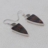 Stromatolite Jasper Silver Earrings