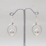 South Sea Pearl Silver Earrings