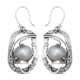 Pearl Silver Earrings