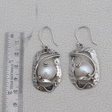 Pearl Silver Earrings