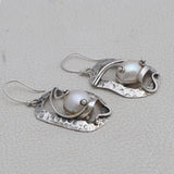 Pearl Silver Earrings