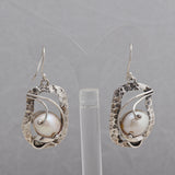 Pearl Silver Earrings