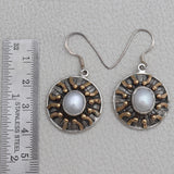 Pearl Silver Earrings