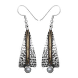 Natural Pearl Silver Earrings