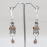 925 Sterling Silver Smoky Quartz Earrings