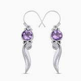 925 Silver Citrine Earrings