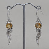 925 Silver Citrine Earring